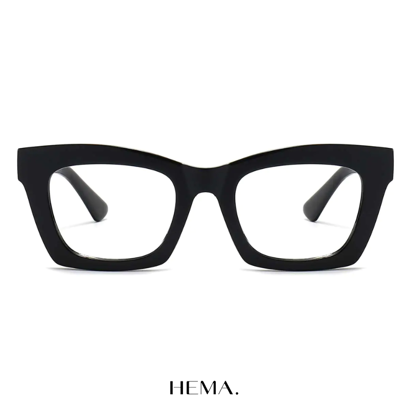 Óculos Feminino Retangular Aura Cinza Hema
