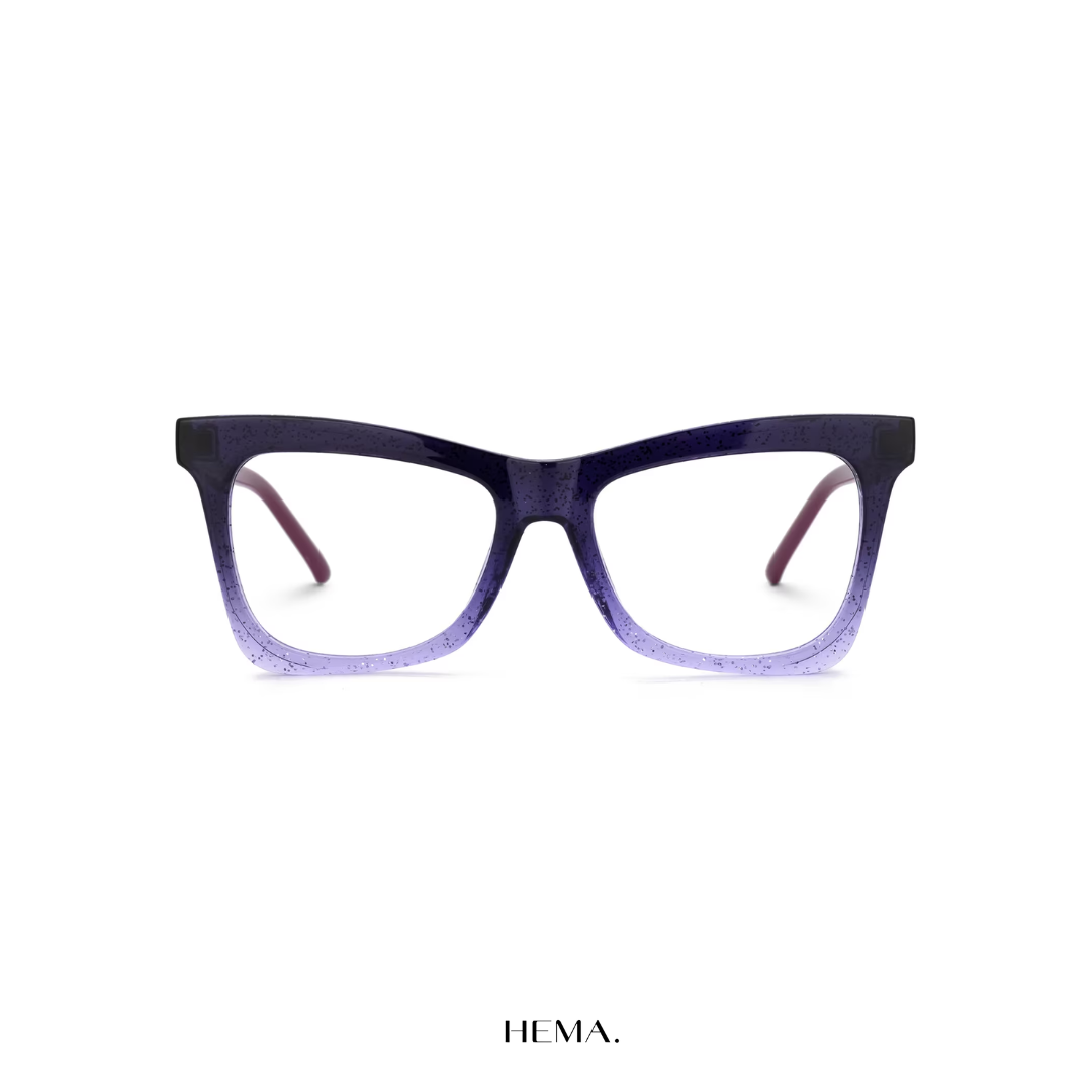 Óculos Marguerite Roxo - HEMA - Retangular