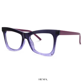 Óculos Marguerite Roxo - HEMA - Retangular