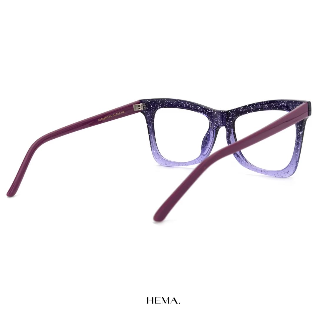 Óculos Marguerite Roxo - HEMA - Retangular