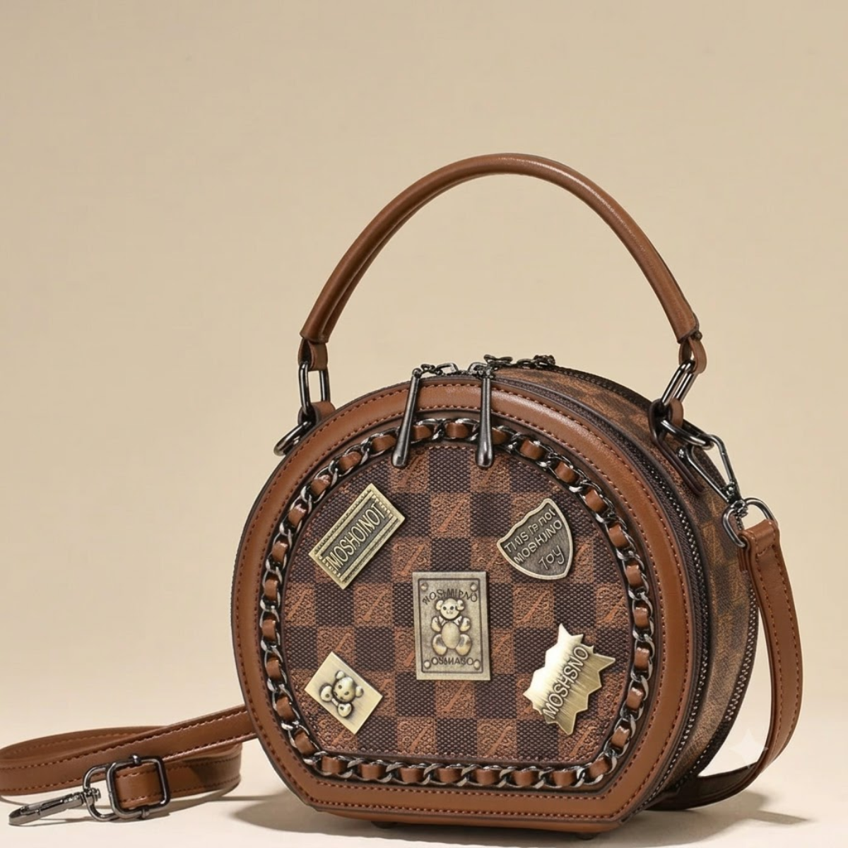 Bolsa de Couro Transversal Florê  + Brinde Exclusivo Hema