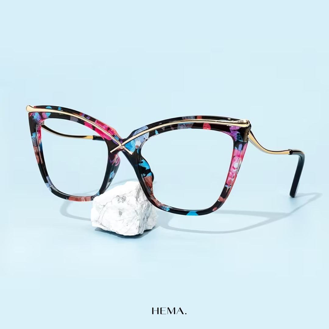 Óculos Janina Floral - HEMA - Borboleta