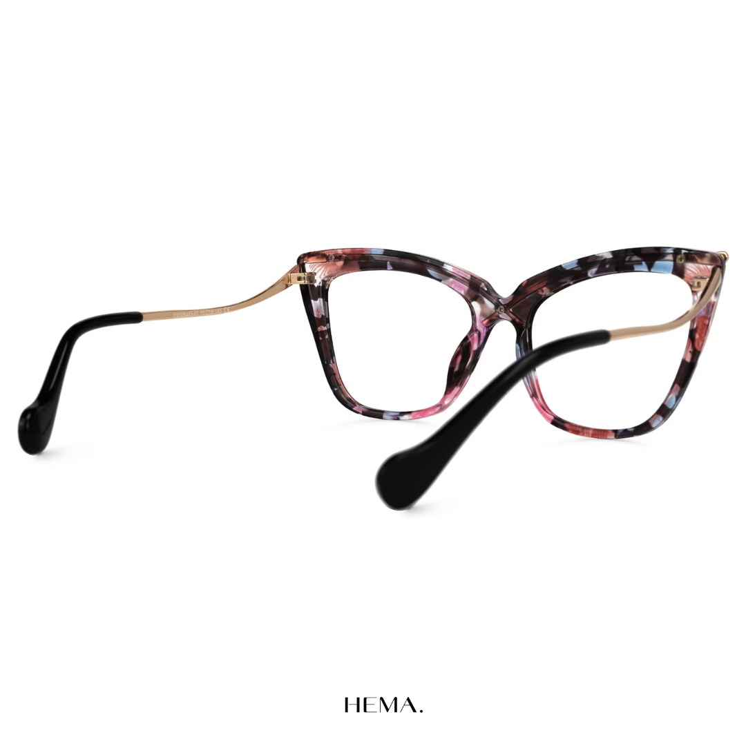 Óculos Janina Floral - HEMA - Borboleta