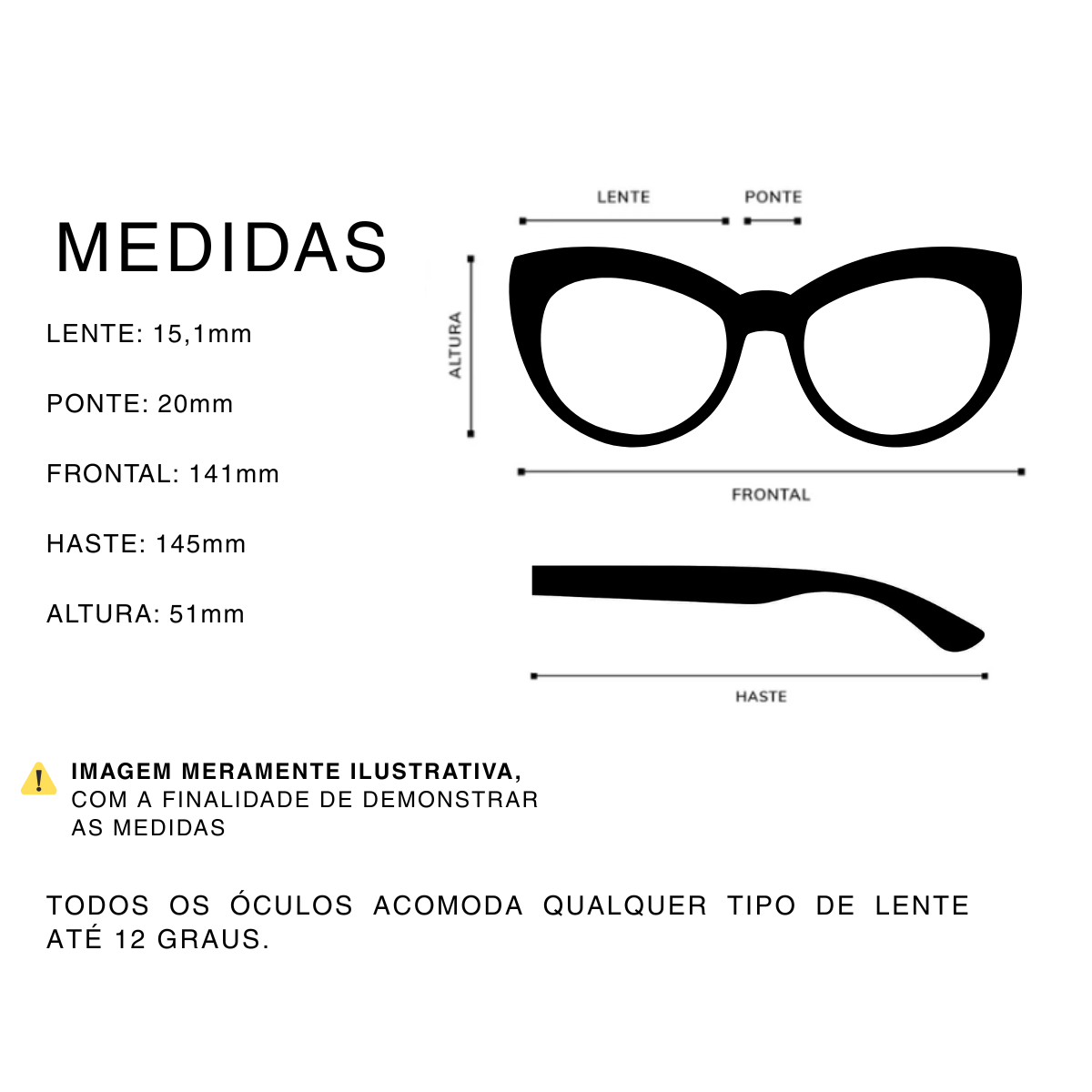 Armação de grau em acetato - Marrocos