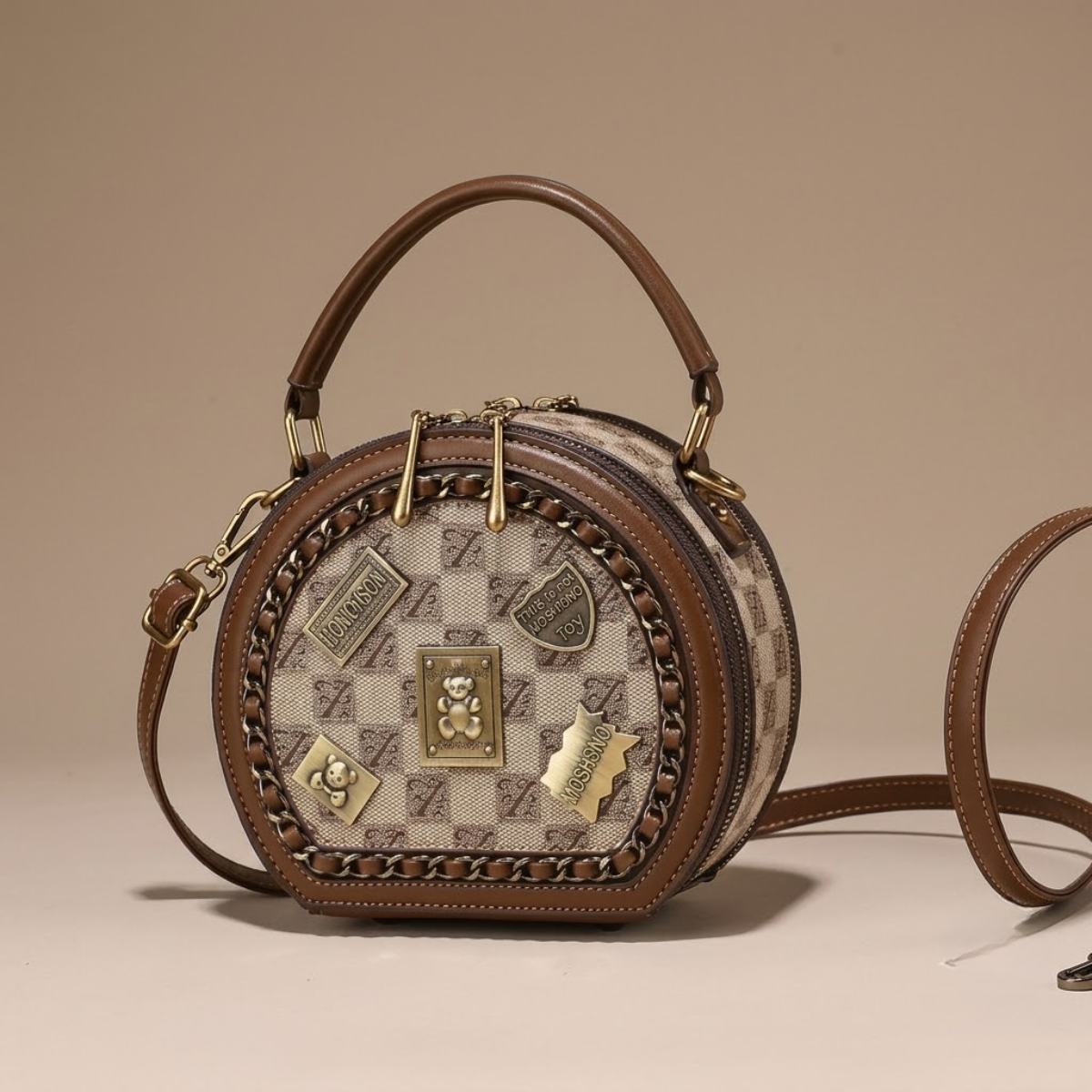 Bolsa de Couro Transversal Florê