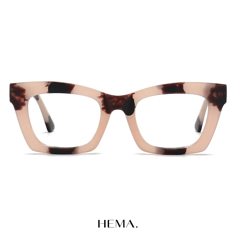 Óculos Feminino Retangular Aura Cinza Hema