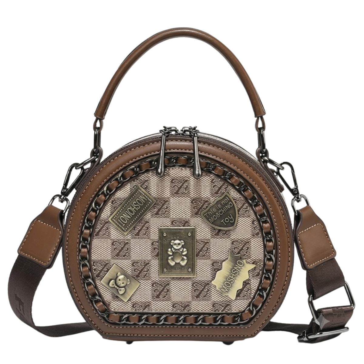 Bolsa de Couro Transversal Florê  + Brinde Exclusivo Hema
