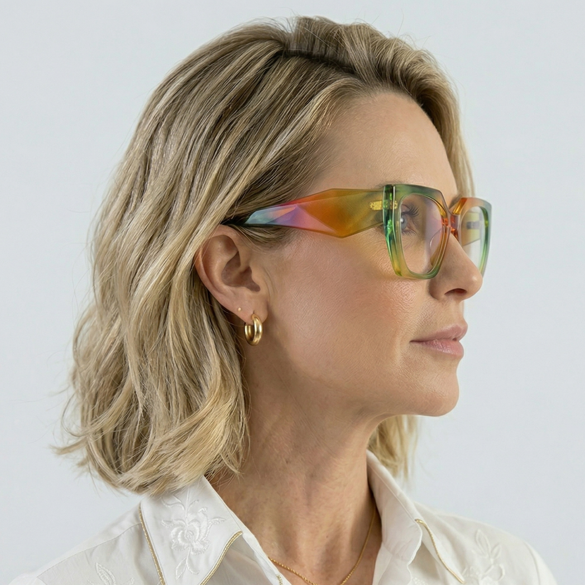 Armação de grau em acetato - Faridah